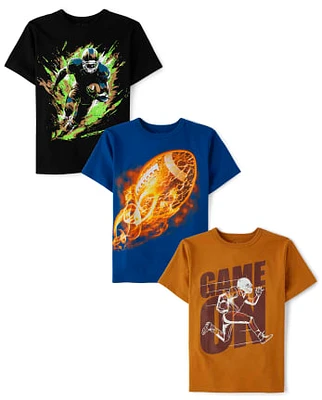 Boys Sports Graphic Tee -Pack