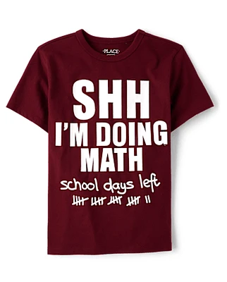 Boys Math Graphic Tee