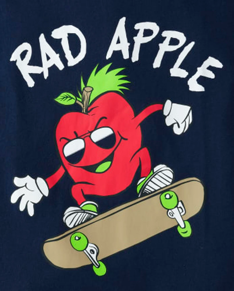 Boys Rad Apple Graphic Tee