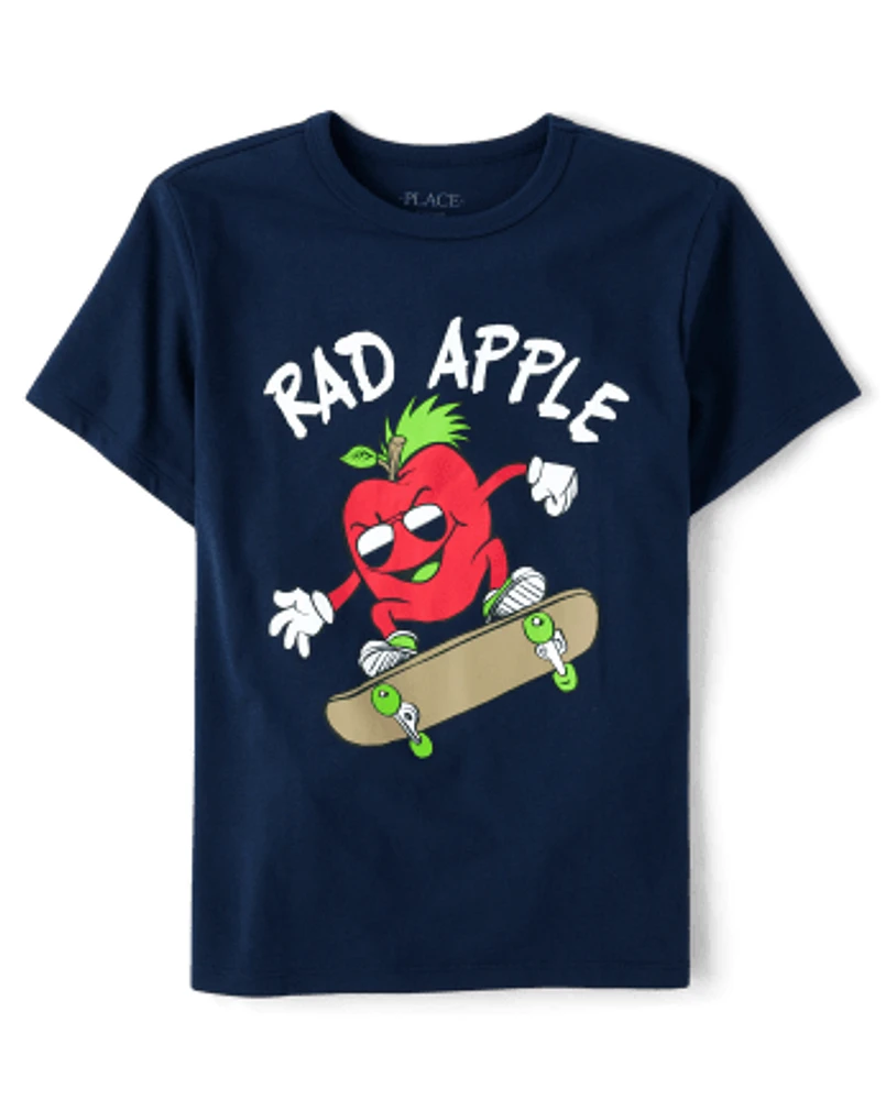 Boys Rad Apple Graphic Tee