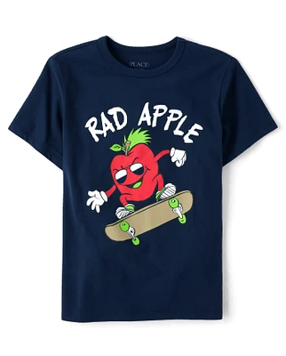 Boys Rad Apple Graphic Tee