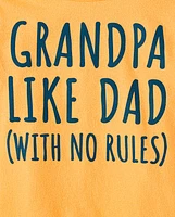 Baby And Toddler Boys Grandpa Like Dad Graphic Tee