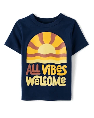 Baby And Toddler Boys All Vibes Graphic Tee