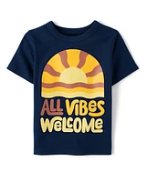 Baby And Toddler Boys All Vibes Graphic Tee