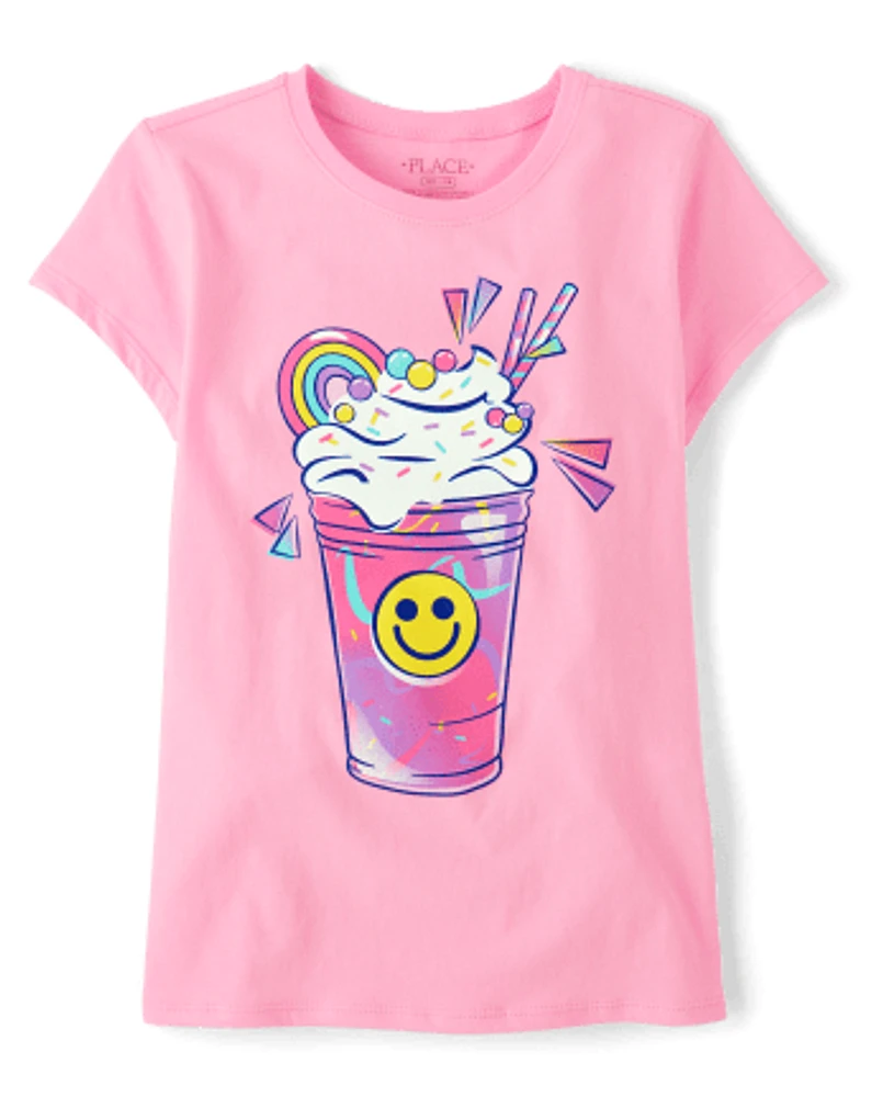 Girls Milkshake Graphic Tee