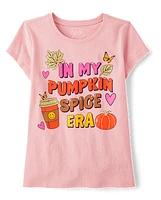 Girls Pumpkin Spice Era Graphic Tee