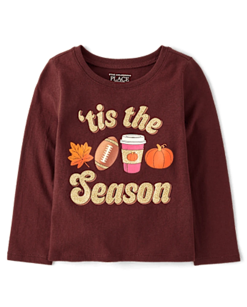 Baby And Toddler Girls 'Tis The Season Graphic Tee