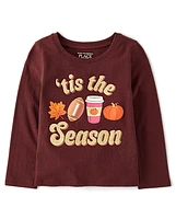 Baby And Toddler Girls 'Tis The Season Graphic Tee