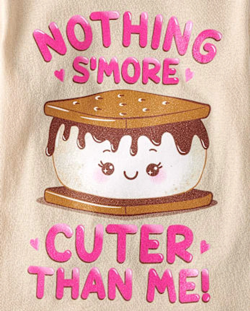 Baby And Toddler Girls S'more Cuter Graphic Tee