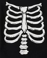 Unisex Baby And Toddler Matching Family Glow Skeleton Graphic Tee