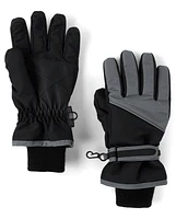 Boys Colorblock Ski Gloves