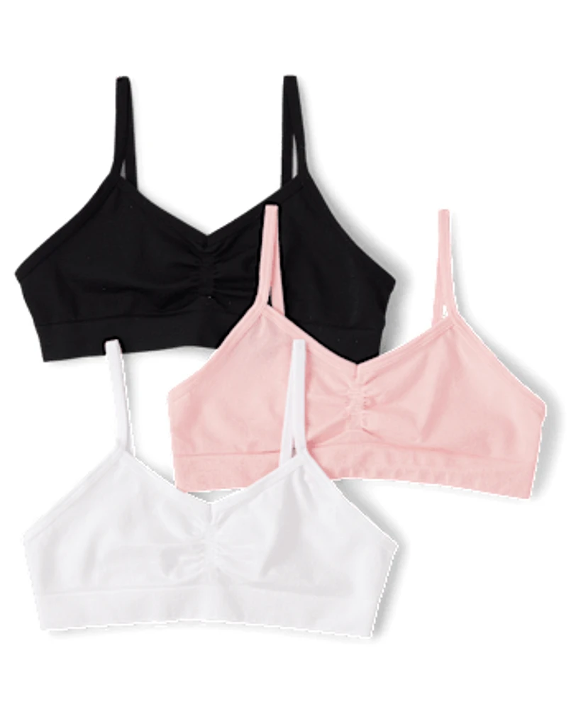 Lot de 3 brassières sans coutures Fille