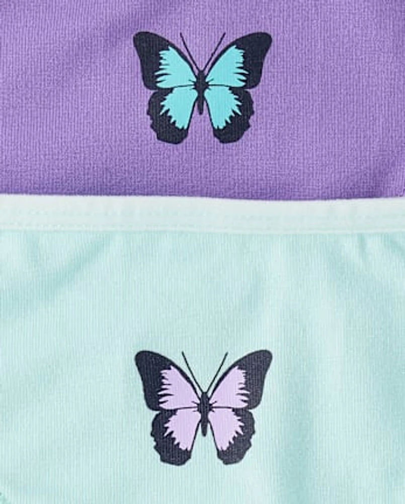 Girls Butterfly Bikini Underwear 7-Pack