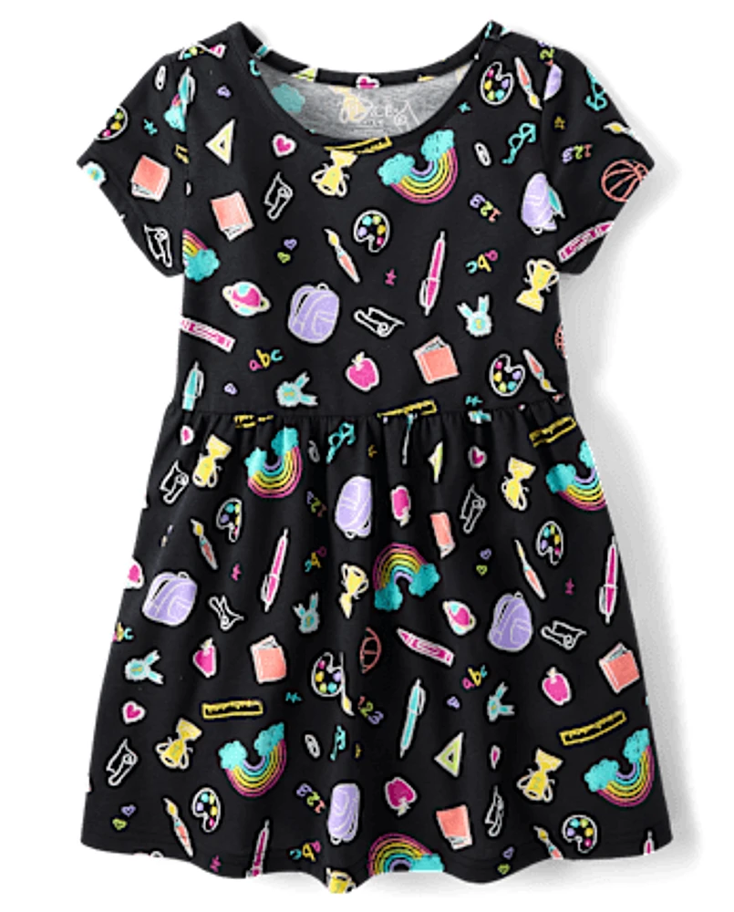 Girls Print Everyday Dress