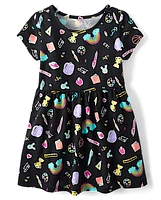 Girls Print Everyday Dress