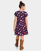 Girls Print Everyday Dress