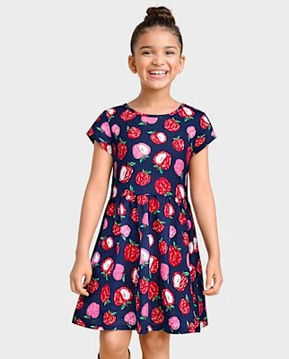 Girls Print Everyday Dress