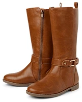 Girls Buckle Tall Boots