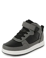 Boys Colorblock Mid Top Sneakers