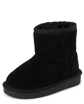 Toddler Girls Mid Teddy Boots