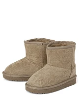 Toddler Girls Mid Teddy Boots