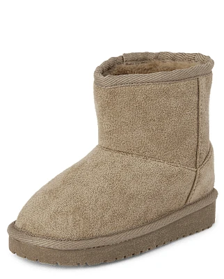 Toddler Girls Mid Teddy Boots