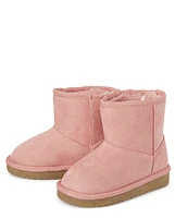 Toddler Girls Mid Teddy Boots