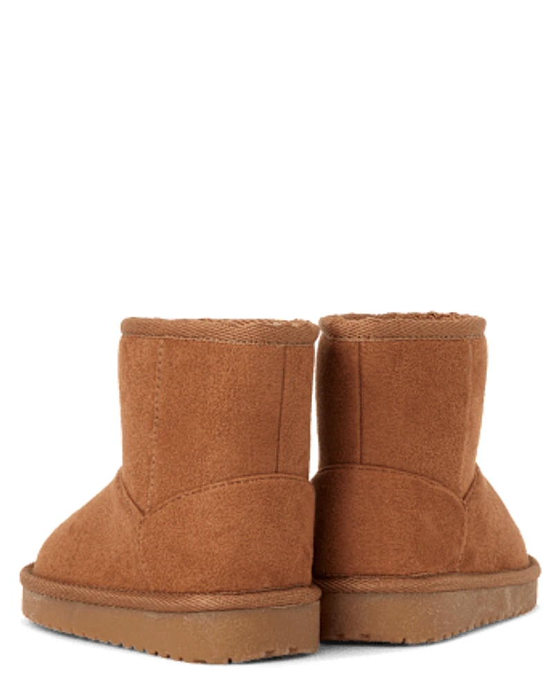 Toddler Girls Mid Teddy Boots