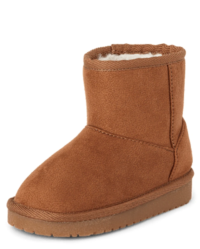 Toddler Girls Mid Teddy Boots