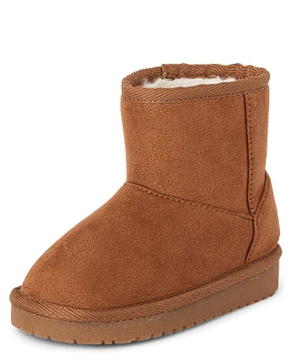 Toddler Girls Mid Teddy Boots