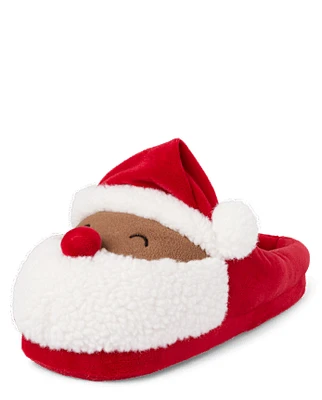 Unisex Adult Matching Family Santa Slippers