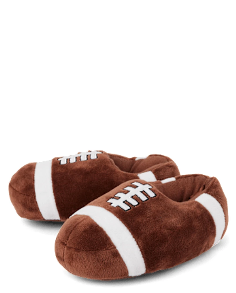 Unisex Toddler Matching Family Football Slippers