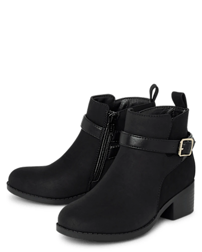 Bottines à boucle pour filles