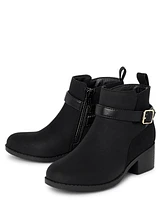 Bottines à boucle pour filles
