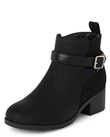 Bottines à boucle pour filles