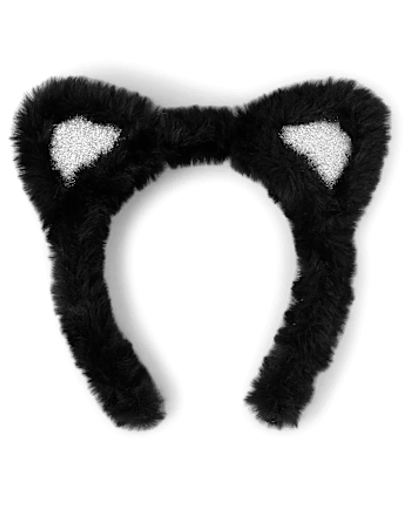 Girls Faux Fur Cat Headband