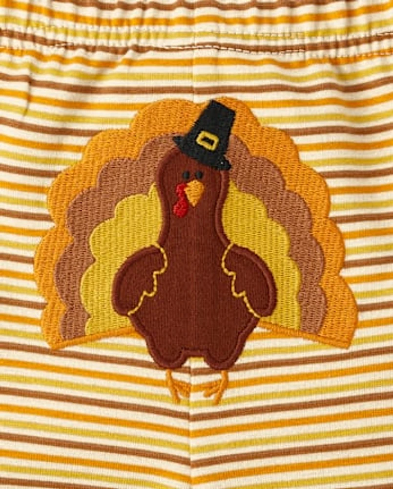 Ensemble de vêtements jeu 2 pièces unisexe Bébé First Thanksgiving