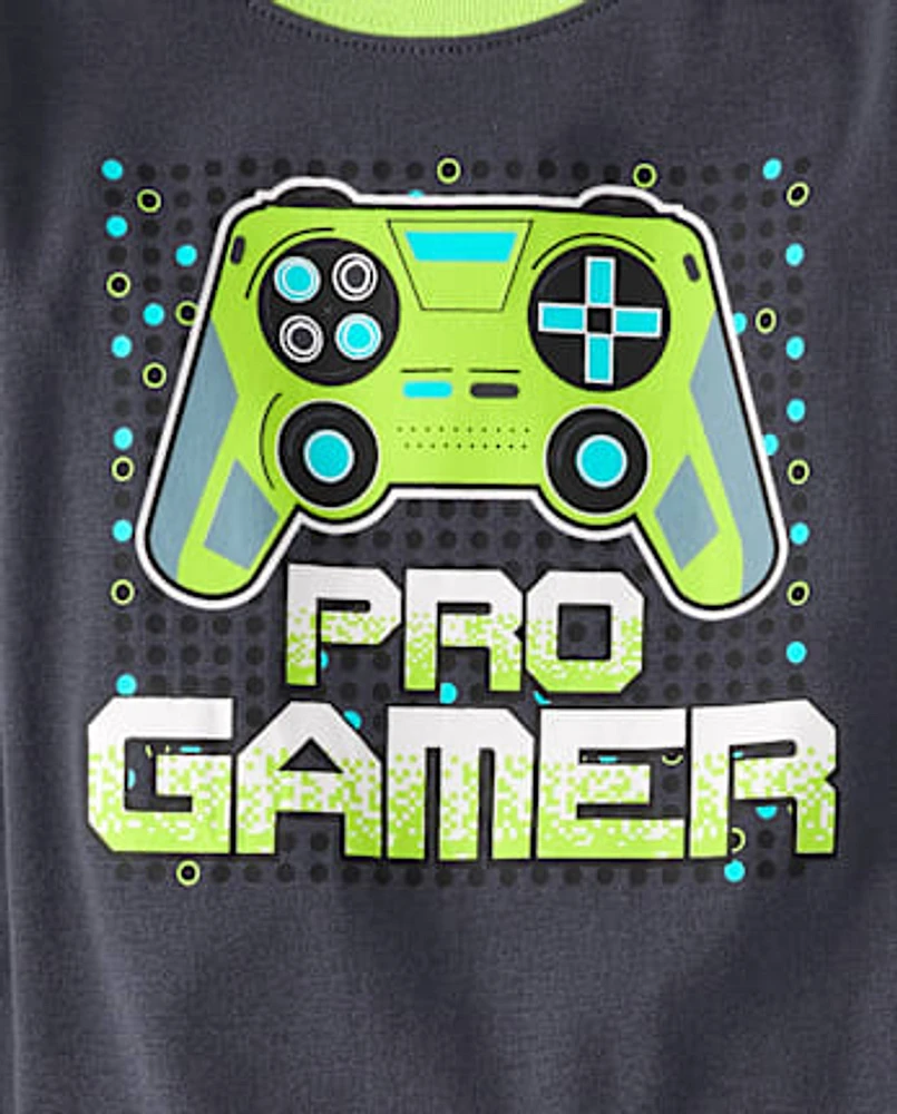 Boys Pro Gamer Snug Fit Cotton Pajamas