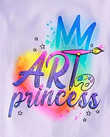 Girls Art Princess Snug Fit Cotton Pajamas