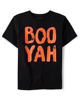 Boys Glow Boo Yah Graphic Tee