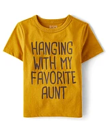 Baby And Toddler Boys Favorite Aunt Graphic Tee