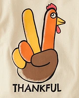 Baby And Toddler Boys Thankful Graphic Tee