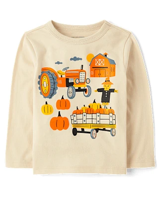 Baby And Toddler Boys Farm Graphic Tee