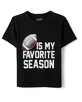 Unisex Baby And Toddler Football Season Graphic Tee