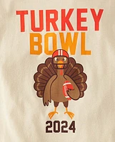 Unisex Adult Matching Family Turkey Bowl 2024 Graphic Tee