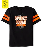 Unisex Kids Matching Family Glow Spooky Squad 2024 Graphic Tee