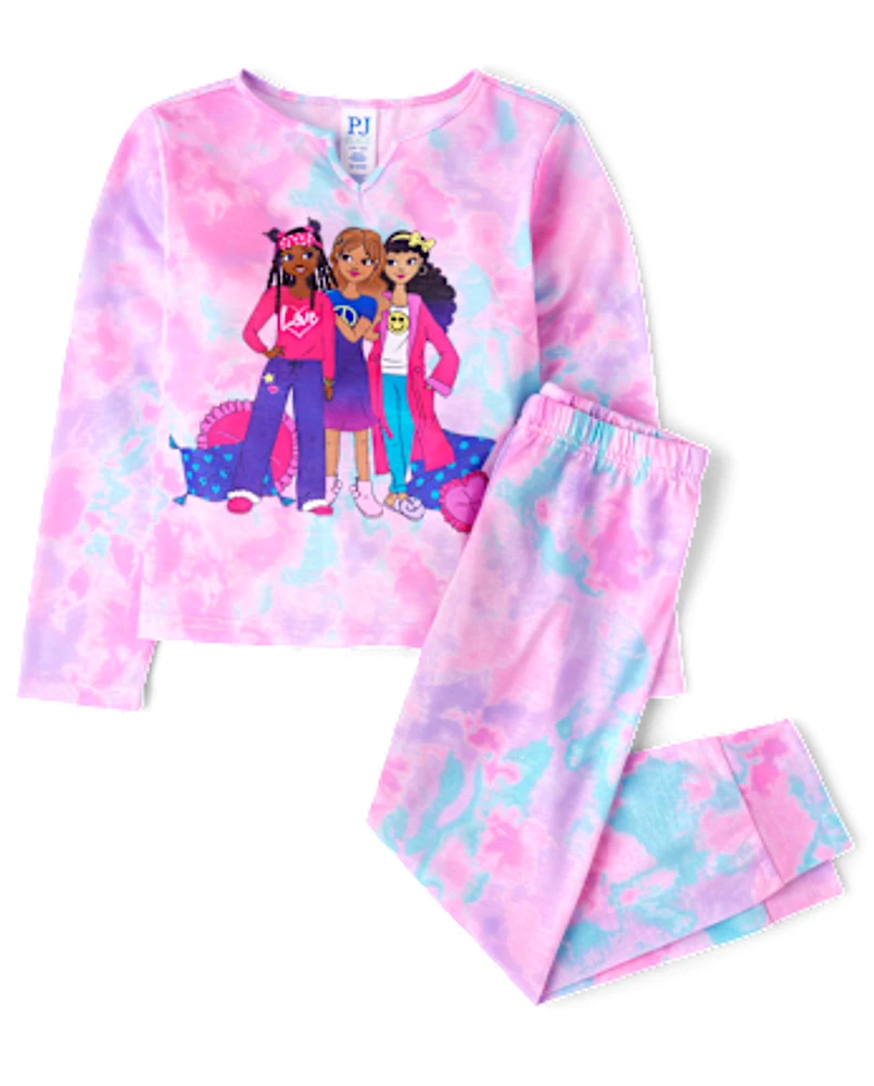 Girls Tie Dye Girl Pajamas