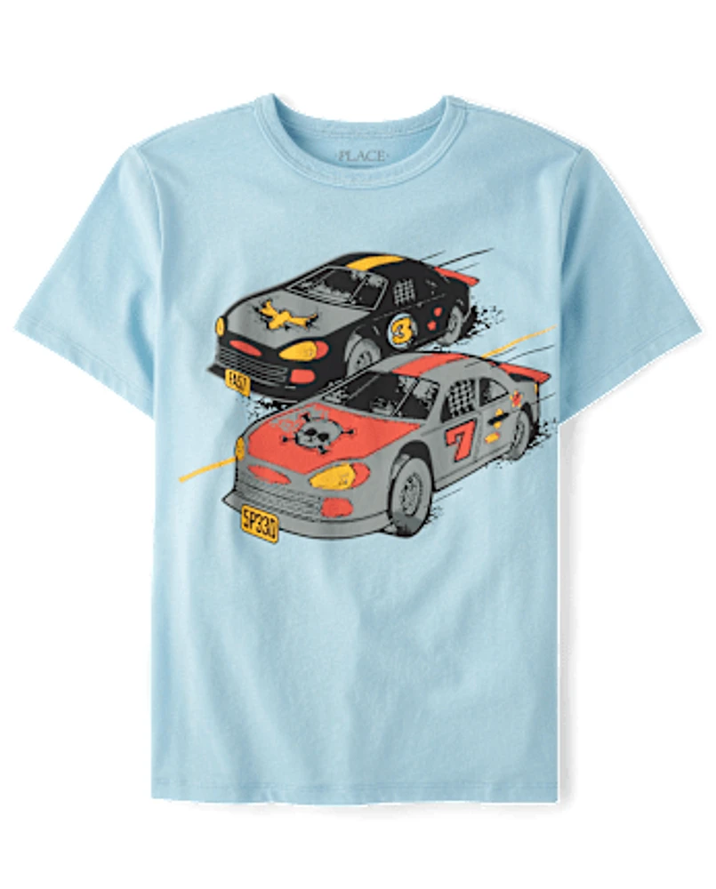 Boys Racecar Graphic Tee