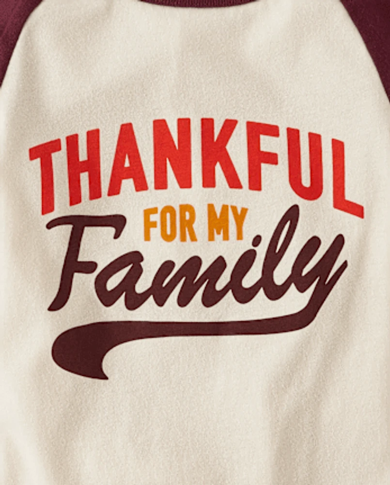 Unisex Baby And Toddler Matching Family Thankful Graphic Tee