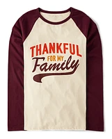 Unisex Adult Matching Family Thankful Graphic Tee